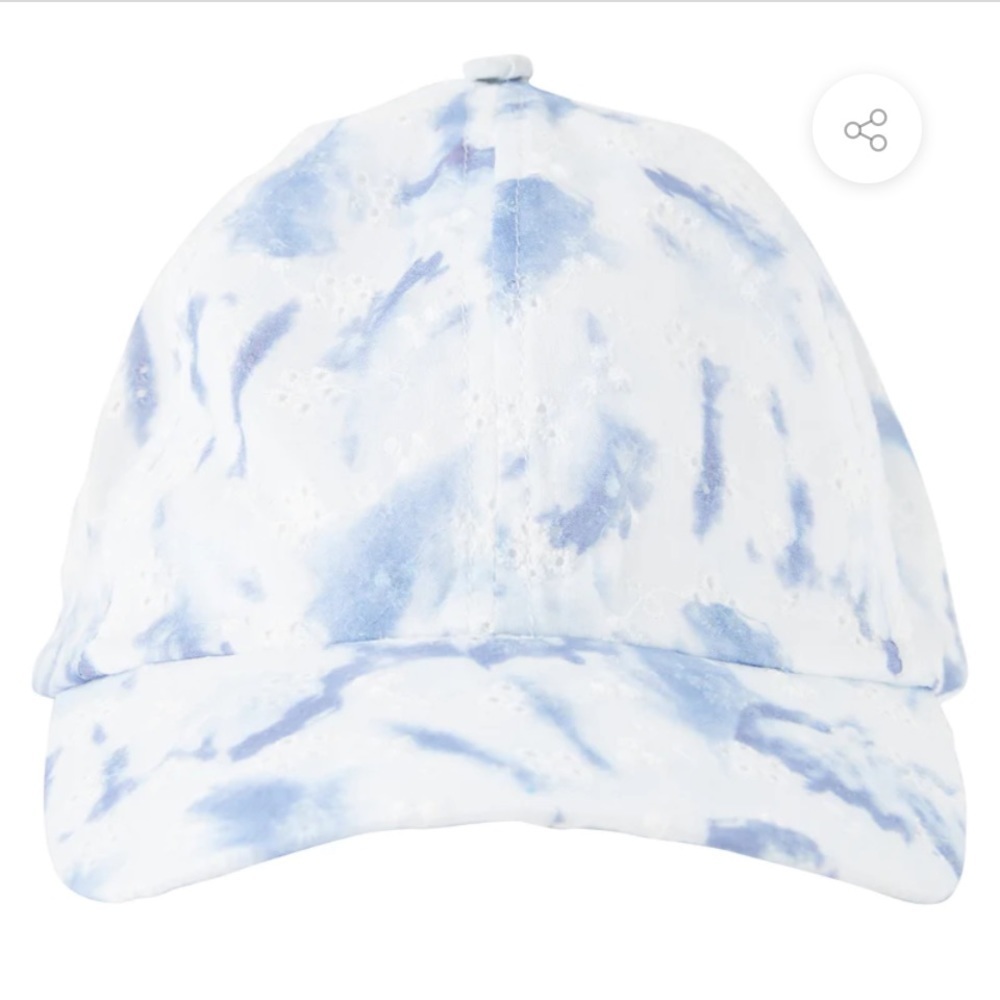 ✌🏻3/$50✌🏻 BNWOT Summer & Rose Eyelet Baseball Cap​​​​​​​